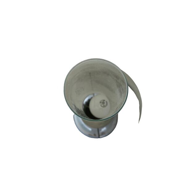 VTG Mid Century Casting Electric hurricane lamp Gone With the Wind 3 way floral - Picture 6 of 13